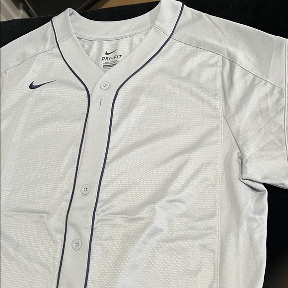 Nike Men's Gray Button-Up Baseball Jersey NWOT - Picture 5 of 13